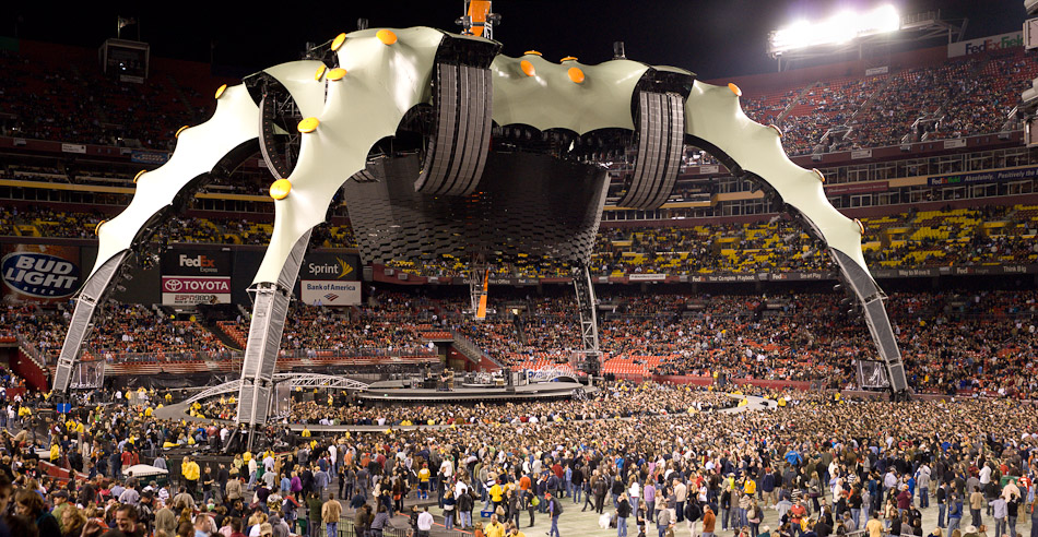 The Claw - 360, FedEx Field, Music, U2, USA, Washington DC, live, travel