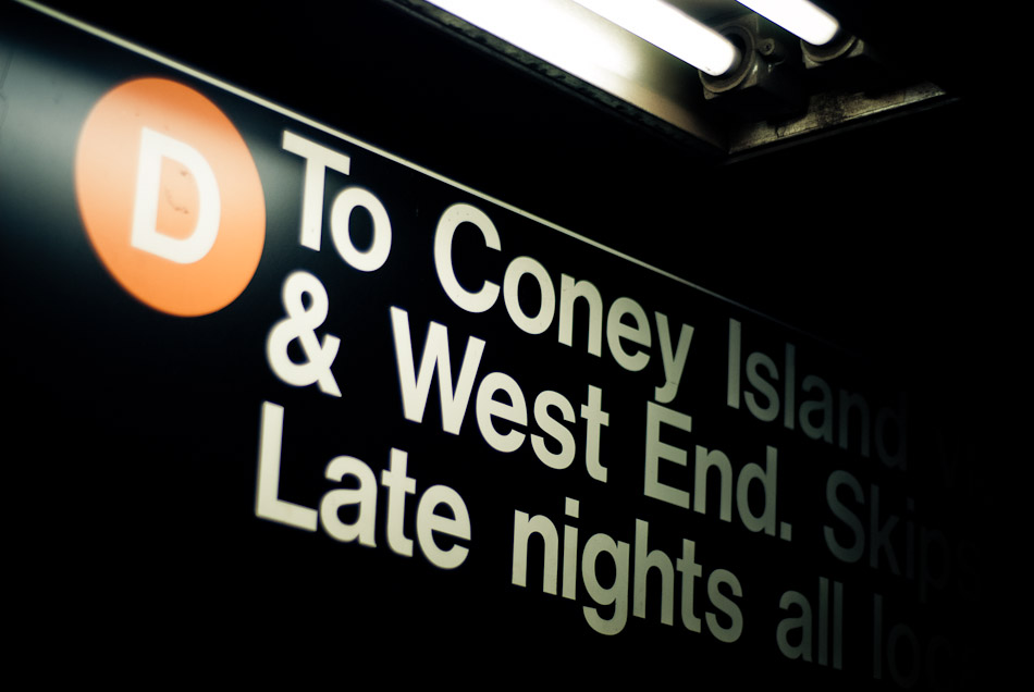 Take The D Train - Metro, NYC, New York, New York City, Subway, Transport, USA, travel