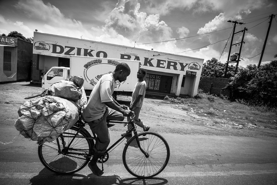Charcoal Transport - Africa, Bicycle, Malawi, Transport, travel