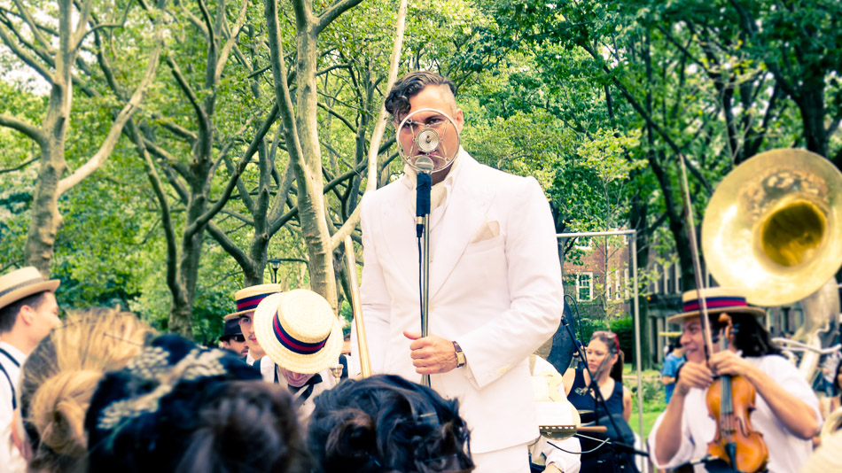 Maestro - Governors Island, Jazz Era Lawn Party, Michael Arenella, Music, NYC, New York, New York City, USA, travel, vintage