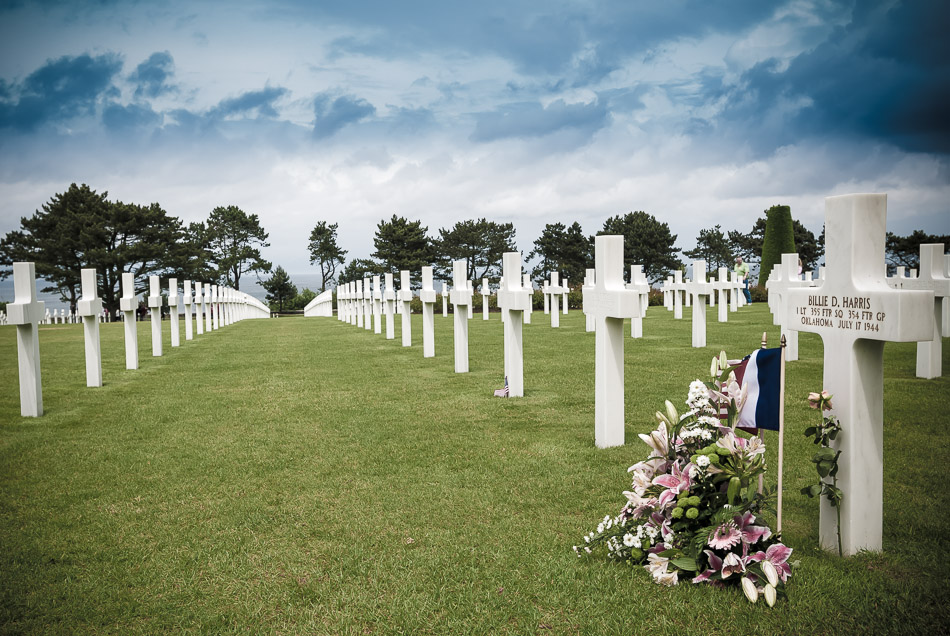 Lost Aviator - Cemetery, Colleville-Sur-Mer, Europe, France, Normandy, WWII, travel