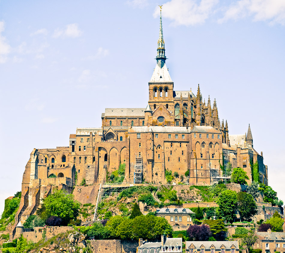 Walled City - Europe, France, Mont Saint Michel, travel