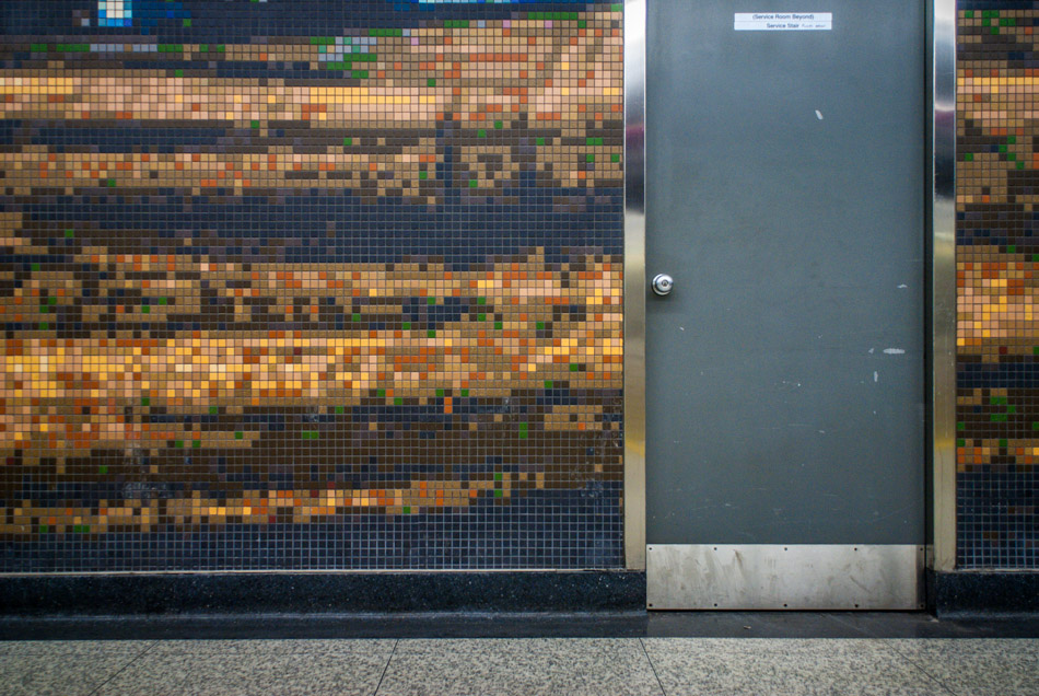 Pixelated Wall - Canada, Metro, Ontario, Subway, TTC, Toronto, Transport, station, travel