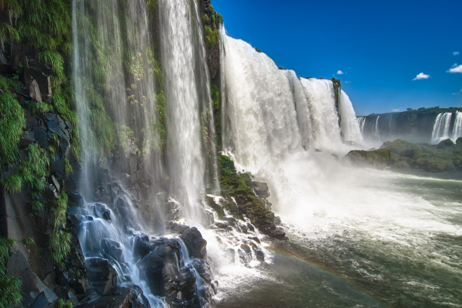 Behind the Falls - Brazil, Foz do Iguaçu, Hiking, Nature, Park, South America, Waterfall, travel