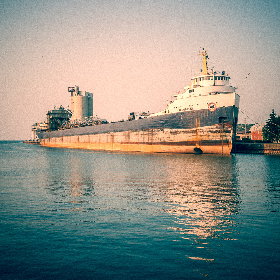 Empty Freighter - Canada, Ontario, Owen Sound, freighter, travel, water