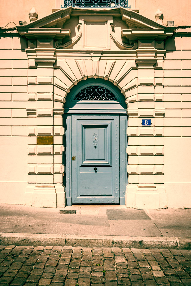 Ornate 8 - Door, Europe, France, Lyon, street, travel