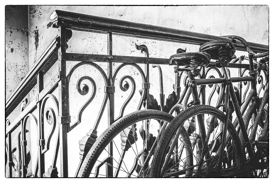 Stairway Bikes - Bicycle, Budapest, Europe, Hungary, Transport, stairs, travel, vintage
