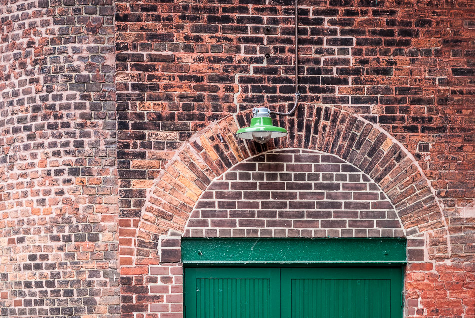 Green on Red - Canada, Distillery District, Ontario, Toronto, street, travel, vintage