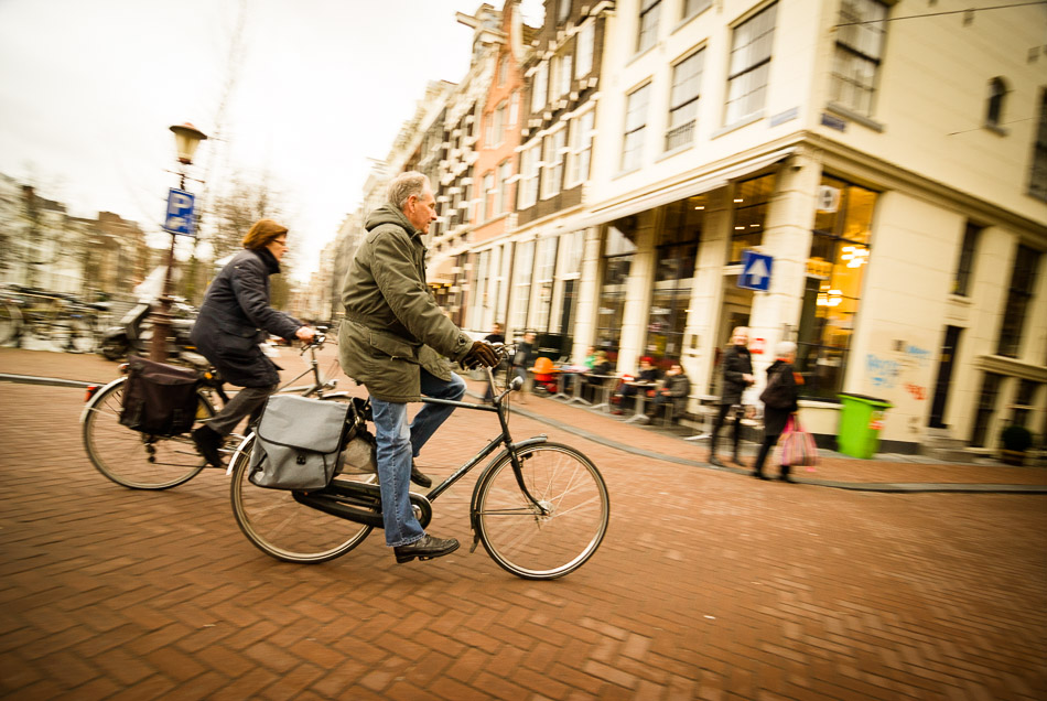 Bike Traffic - Amsterdam, Bicycle, Europe, Holland, Netherlands, Transport, street, travel