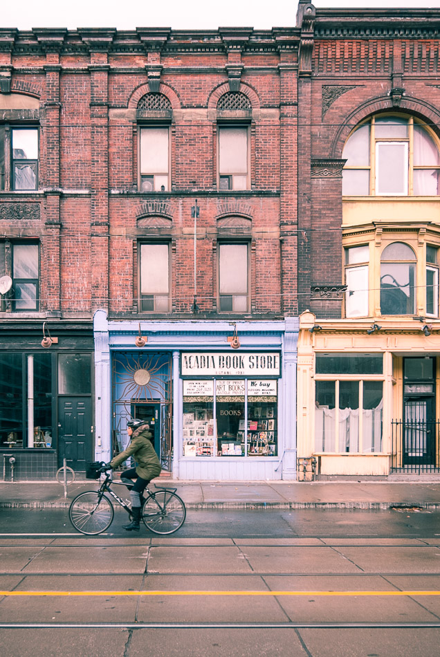 Acadia Book Store - Bicycle, Canada, Ontario, Toronto, Transport, street, travel