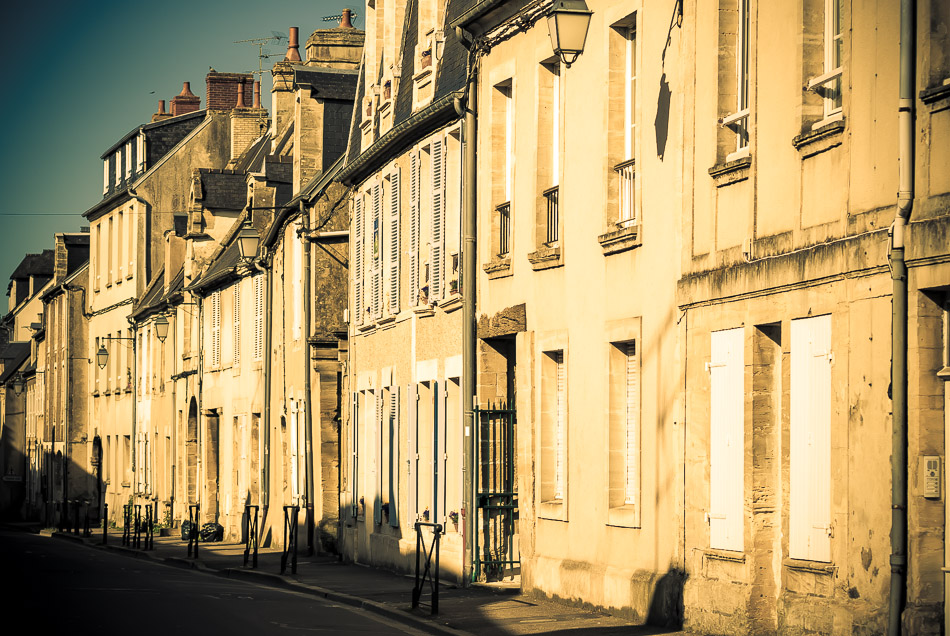 Afternoon Street - Bayeux, Europe, France, Normandy, street, travel
