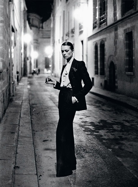 Le Smoking, Helmut Newton for YSL, 1975.