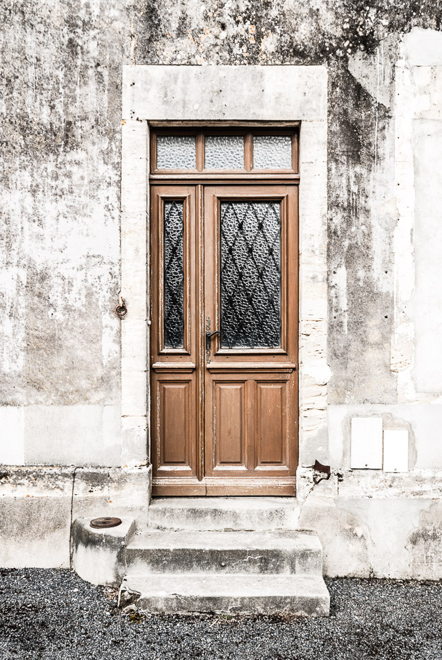 Wall and Door - Door, Europe, France, Vaux-sur-Aure, street, travel