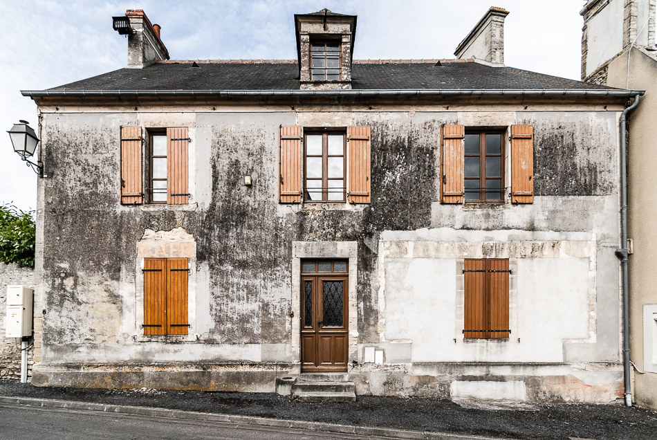 Roadside House - Door, Europe, France, Vaux-sur-Aure, house, street, travel, window