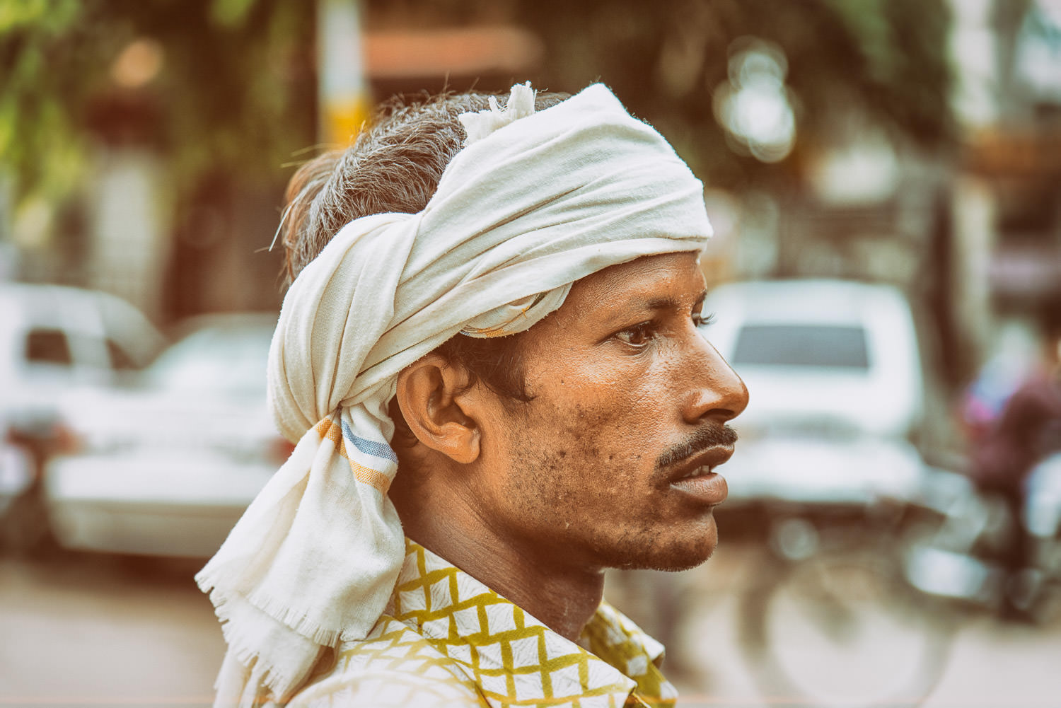 Rickshaw Driver - Asia, Delhi, India, portrait, rickshaw, street, travel