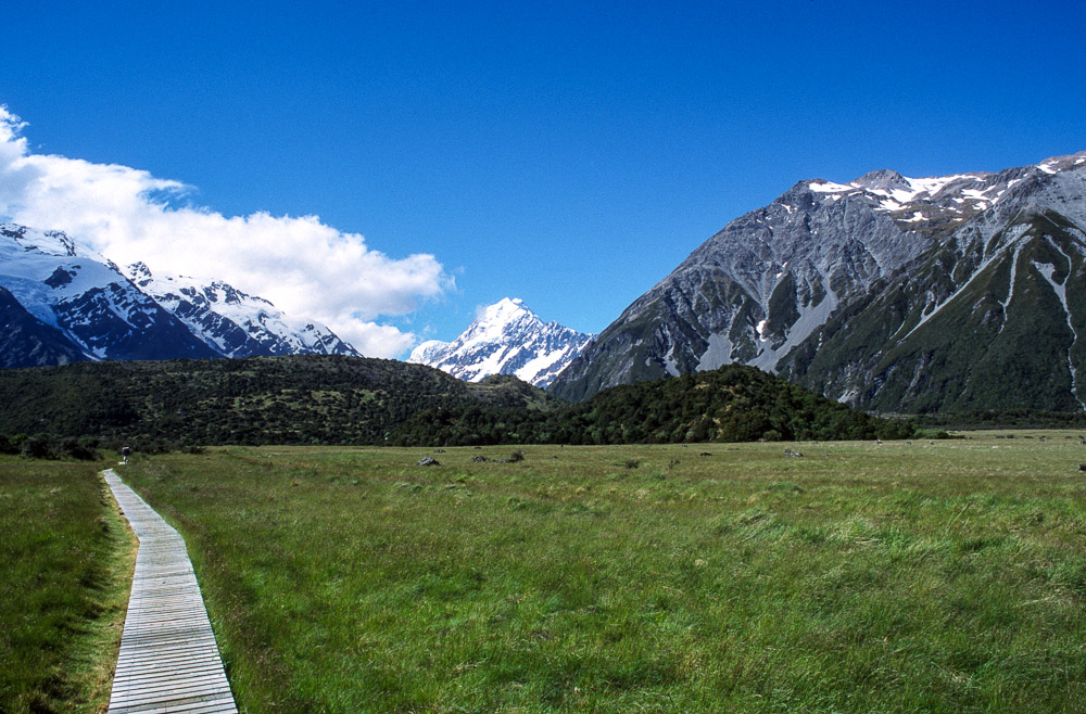 Boardwalk - Mount Cook National Park, New Zealand