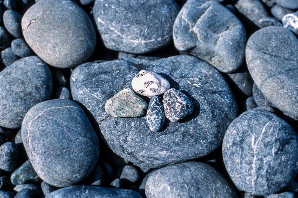 Beach Rocks - Kaikoura, New Zealand