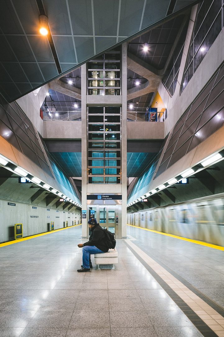 Empty York - Toronto, Ontario - Canada, Ontario, TTC, Toronto, station, subway, train, travel
