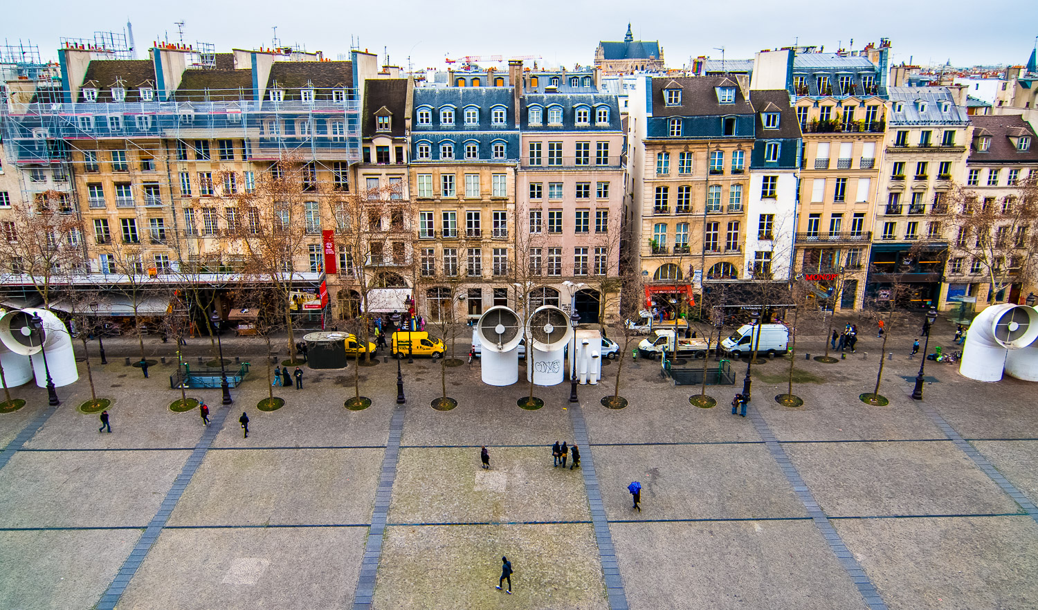 Mini Facade - Centre Georges Pompidou, Europe, France, Museum, Paris, mini-faking, miniature, street, tilt shift, travel