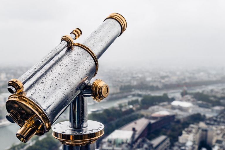 Telescope, Eiffel Tower, Paris, France