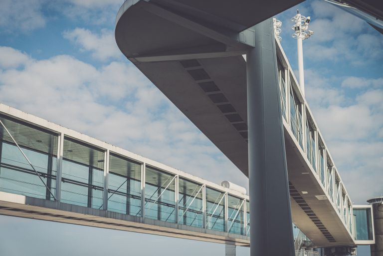 Jetways - CDG Airport, T2, Paris, France