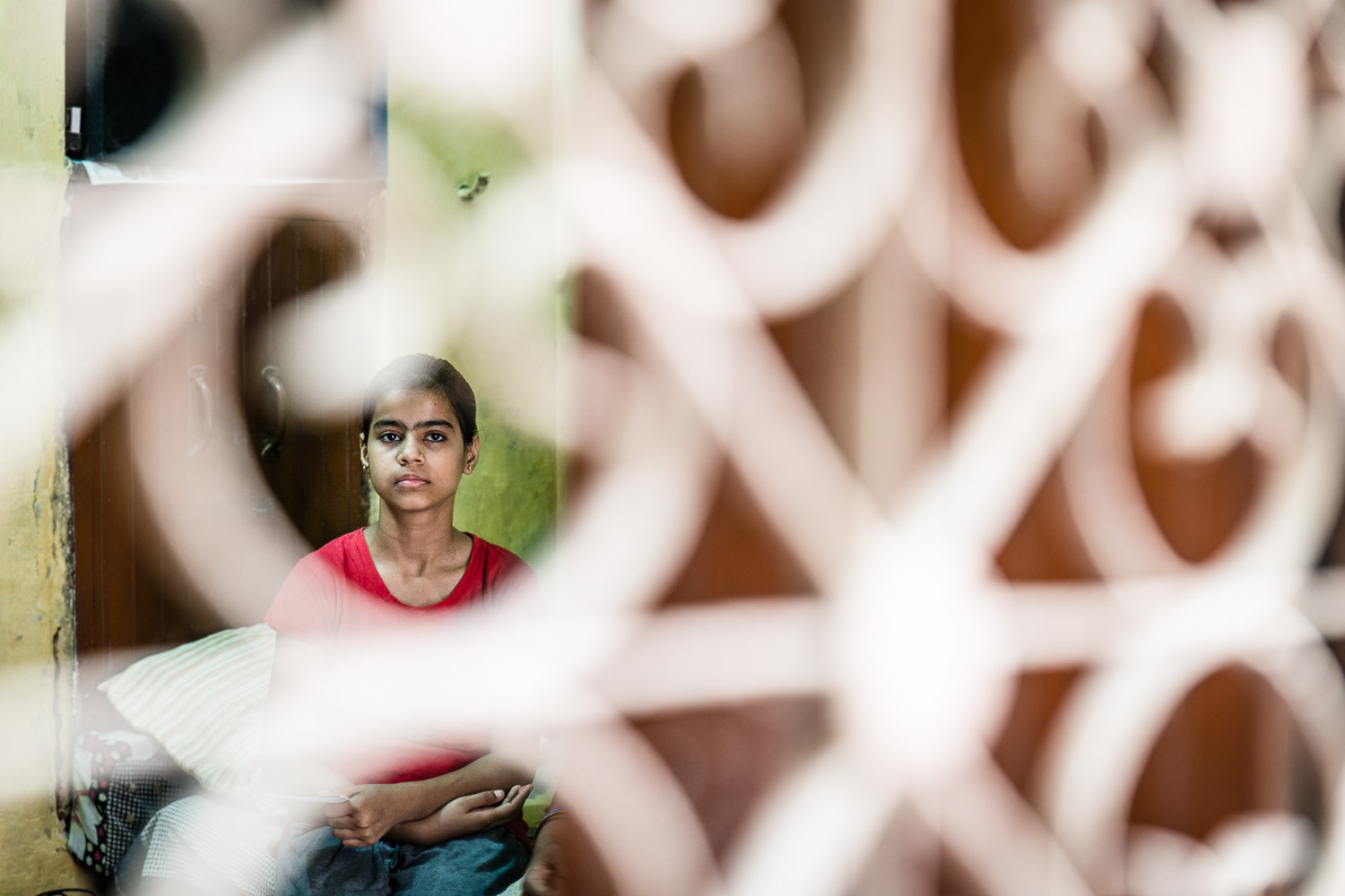 Behind Bars - New Delhi - girl, house, India, Asia, medicine, New Delhi, Operation ASHA, portrait, street, TB, TB Unmasked, tuberculosis