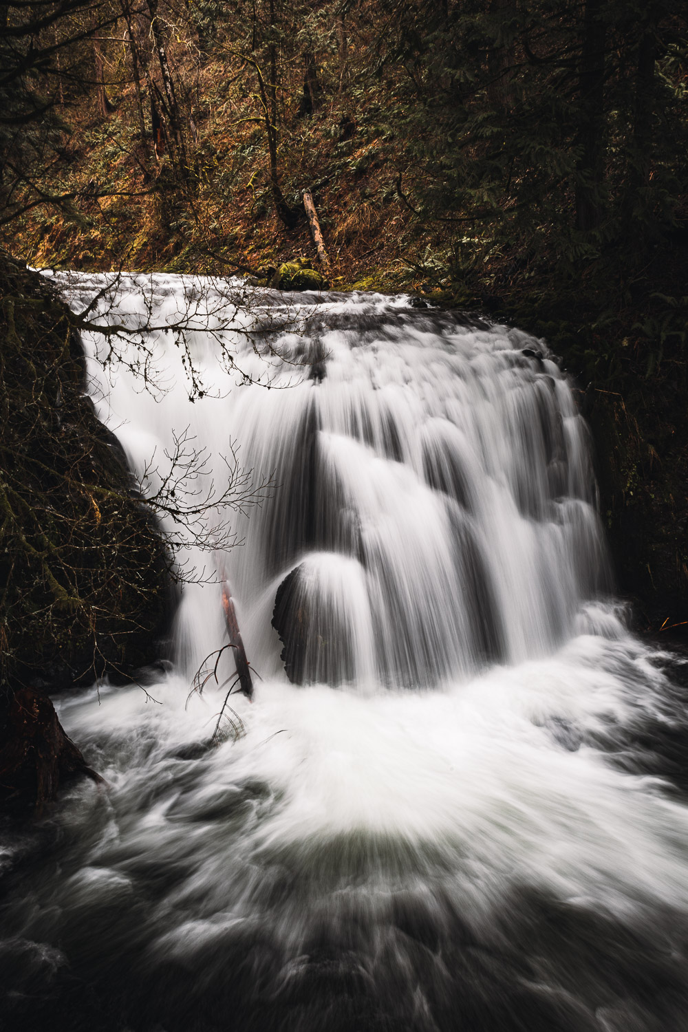 Wahkeena Falls - Portland, Oregon - hiking, waterfall, nature, forest