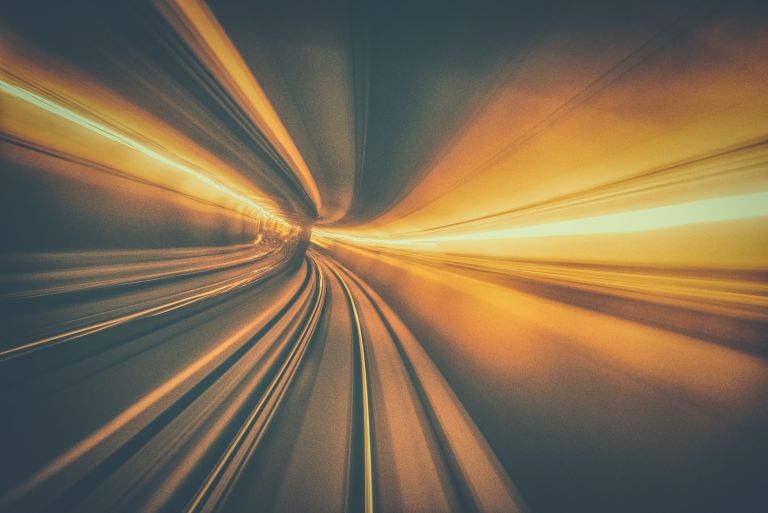 Curves Ahead - TTC Subway tunnel, Toronto, Ontario